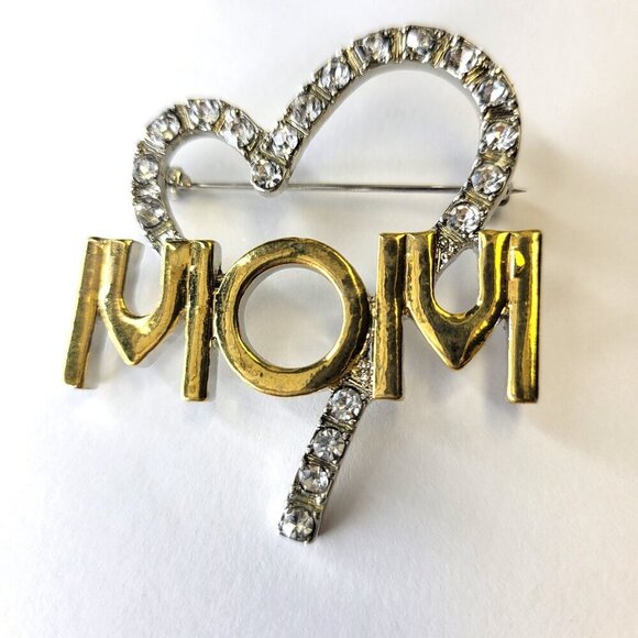 MOM Brooch Pin - Picture 1 of 7